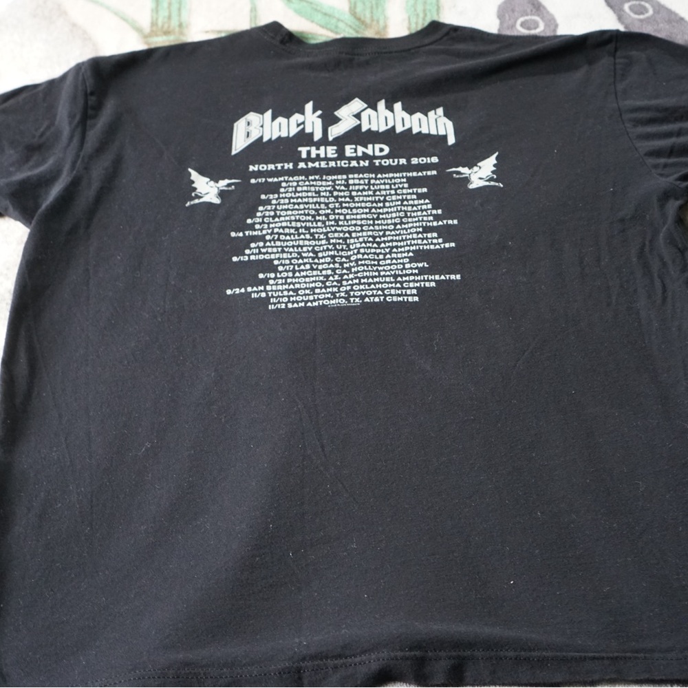 Black Sabbath Men's Black Graphic Tee - Picture 3 of 5